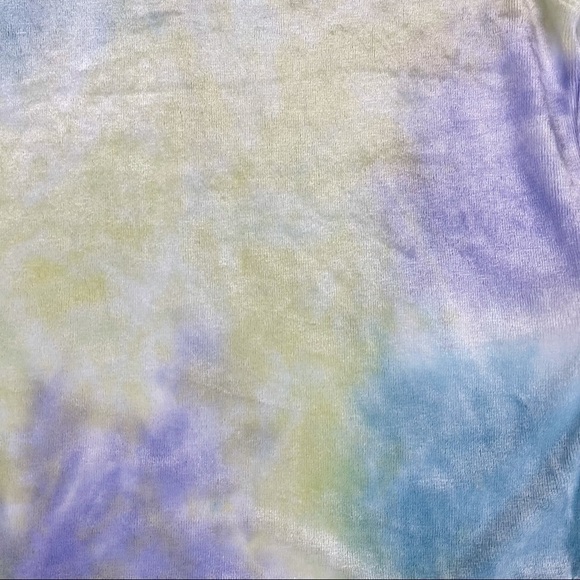 FREE PEOPLE BRIGHT EYES TIE DYE TEE IN CLOUD COMBO - Picture 6 of 8